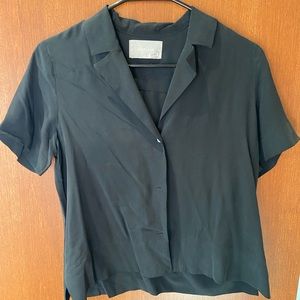 Everlane silk button down